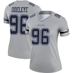 Nike Adedayo Odeleye Dallas Cowboys Women's Legend Gray Inverted Jersey