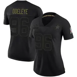 Nike Adedayo Odeleye Dallas Cowboys Women's Limited Black 2020 Salute To Service Jersey