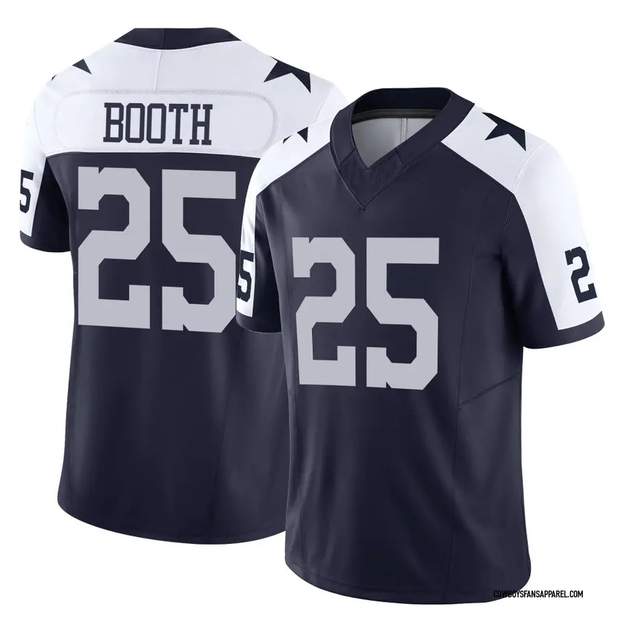 Nike Andrew Booth Dallas Cowboys Men's Limited Navy Alternate Vapor F.U.S.E. Jersey