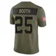 Nike Andrew Booth Dallas Cowboys Men's Limited Olive 2025 Salute to Service Jersey