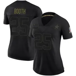 Nike Andrew Booth Dallas Cowboys Women's Limited Black 2020 Salute To Service Jersey