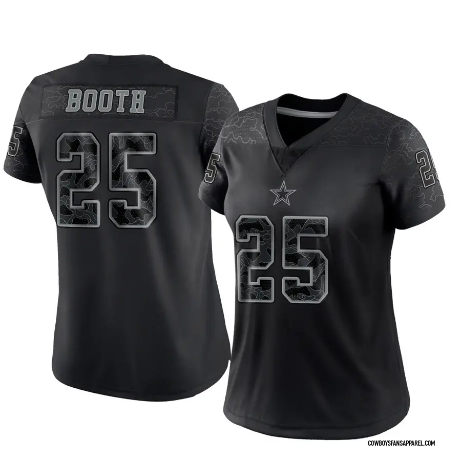 Nike Andrew Booth Dallas Cowboys Women's Limited Black Reflective Jersey