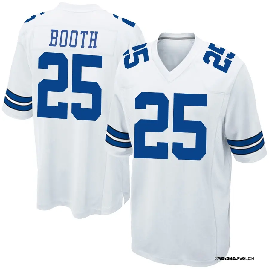 Nike Andrew Booth Dallas Cowboys Youth Game White Jersey