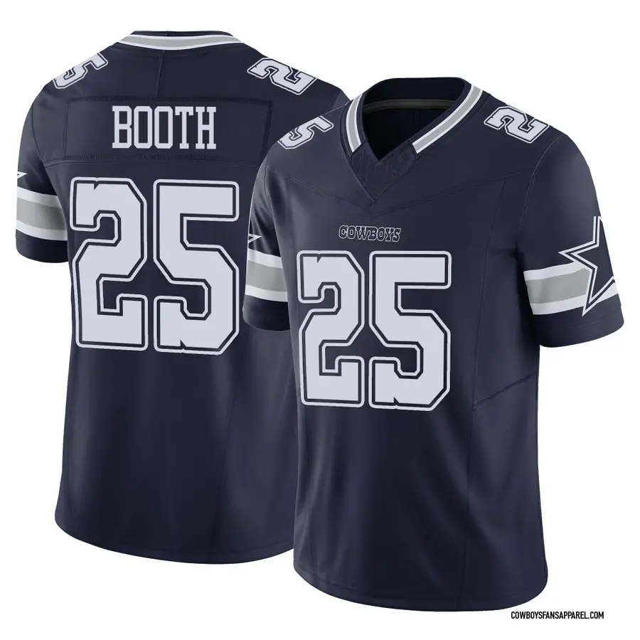 Nike Andrew Booth Dallas Cowboys Youth Limited Navy Vapor F.U.S.E. Jersey