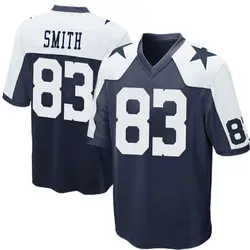 Nike Anthony Smith Dallas Cowboys Men's Game Navy Blue Throwback Jersey