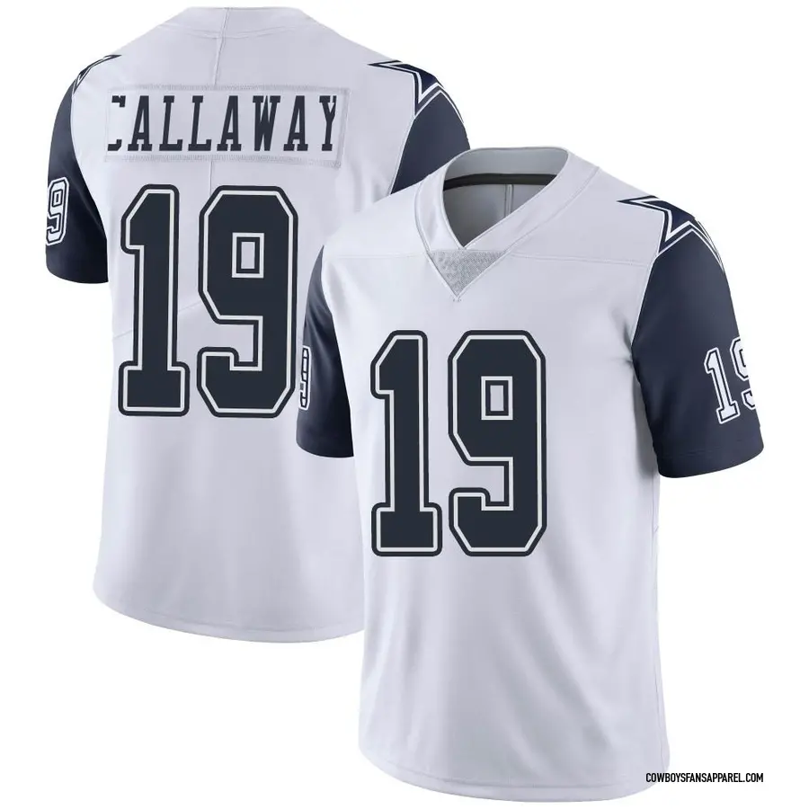 Nike Antonio Callaway Dallas Cowboys Men's Limited White Color Rush Vapor  Untouchable Jersey