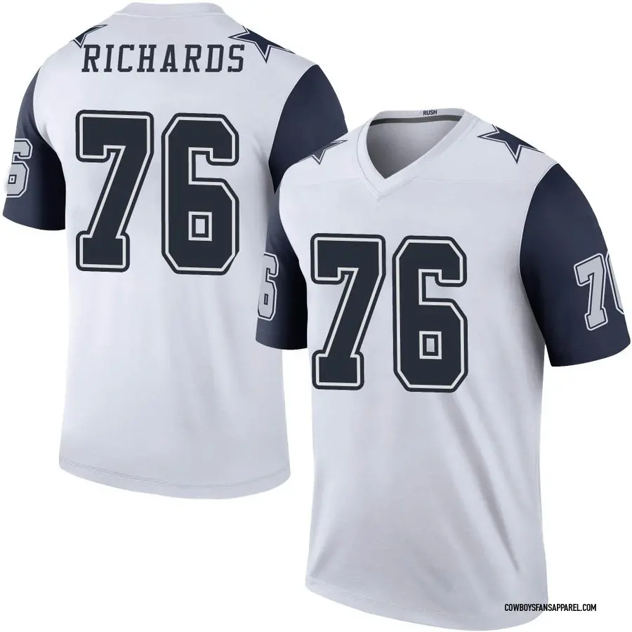 Nike Asim Richards Dallas Cowboys Men's Legend White Color Rush Jersey