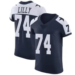 Bob Lilly Dallas Cowboys Men's Elite Navy Alternate Vapor Untouchable Jersey