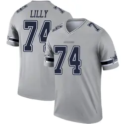 Nike Bob Lilly Dallas Cowboys Men's Legend Gray Inverted Jersey