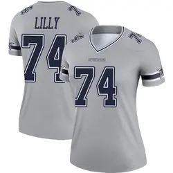 Nike Bob Lilly Dallas Cowboys Women's Legend Gray Inverted Jersey