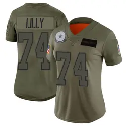 Nike Bob Lilly Dallas Cowboys Women's Limited Camo 2019 Salute to Service Jersey
