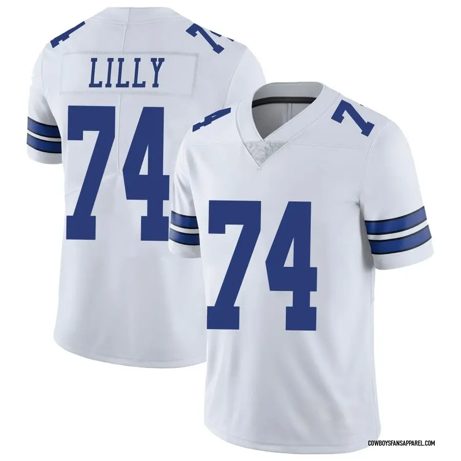 Nike Bob Lilly Dallas Cowboys Youth Limited White Vapor Untouchable Jersey