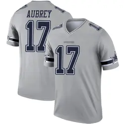 Nike Brandon Aubrey Dallas Cowboys Men's Legend Gray Inverted Jersey