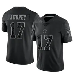Nike Brandon Aubrey Dallas Cowboys Men's Limited Black Reflective Jersey