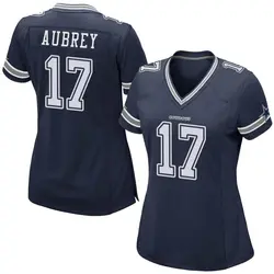 Nike Brandon Aubrey Dallas Cowboys Women's Game Navy Team Color Jersey