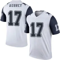 Nike Brandon Aubrey Dallas Cowboys Youth Legend White Color Rush Jersey