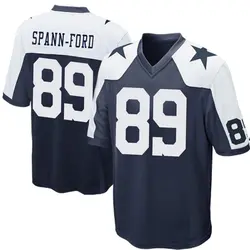 Nike Brevyn Spann-Ford Dallas Cowboys Men's Game Navy Blue Throwback Jersey