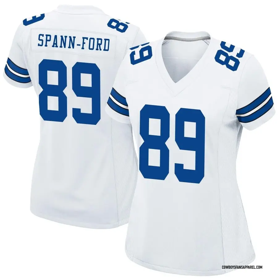 Nike Brevyn Spann-Ford Dallas Cowboys Women's Game White Jersey