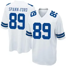 Nike Brevyn Spann-Ford Dallas Cowboys Youth Game White Jersey