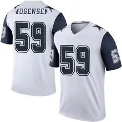 Brock Mogensen Dallas Cowboys Men's Legend White Color Rush Jersey