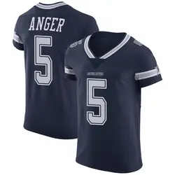 Nike Bryan Anger Dallas Cowboys Men's Elite Navy Team Color Vapor Untouchable Jersey