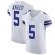 Nike Bryan Anger Dallas Cowboys Men's Elite White Vapor Untouchable Jersey