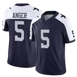 Bryan Anger Dallas Cowboys Men's Limited Navy Alternate Vapor F.U.S.E. Jersey