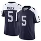 Nike Bryan Anger Dallas Cowboys Men's Limited Navy Alternate Vapor F.U.S.E. Jersey