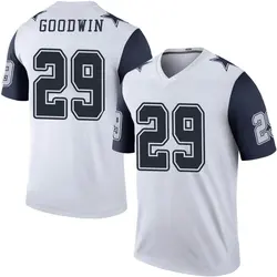 C.J. Goodwin Dallas Cowboys Men's Legend White Color Rush Jersey