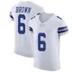 Nike Camden Brown Dallas Cowboys Men's Elite White Vapor Untouchable Jersey