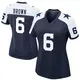 Nike Camden Brown Dallas Cowboys Women's Game Brown Navy Alternate Jersey
