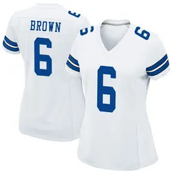 Nike Camden Brown Dallas Cowboys Women's Game White Jersey