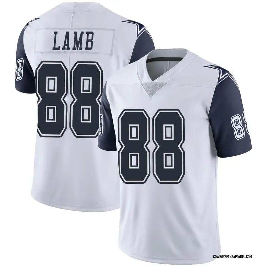 Nike CeeDee Lamb Dallas Cowboys Men's Limited White Color Rush Vapor Untouchable Jersey
