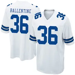 Nike Corey Ballentine Dallas Cowboys Youth Game White Jersey