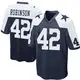 Nike Curtis Robinson Dallas Cowboys Men's Game Navy Blue Throwback Jersey