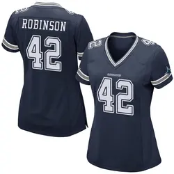 Nike Curtis Robinson Dallas Cowboys Women's Game Navy Team Color Jersey