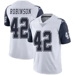 Nike Curtis Robinson Dallas Cowboys Youth Limited White Color Rush Vapor Untouchable Jersey