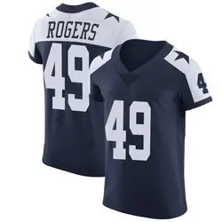 Nike DJ Rogers Dallas Cowboys Men's Elite Navy Alternate Vapor Untouchable Jersey