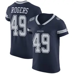 Nike DJ Rogers Dallas Cowboys Men's Elite Navy Team Color Vapor Untouchable Jersey