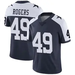 Nike DJ Rogers Dallas Cowboys Youth Limited Navy Alternate Vapor Untouchable Jersey