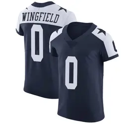Nike DJ Wingfield Dallas Cowboys Men's Elite Navy Alternate Vapor Untouchable Jersey
