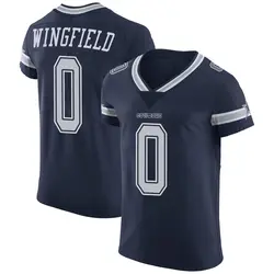 Nike DJ Wingfield Dallas Cowboys Men's Elite Navy Team Color Vapor Untouchable Jersey