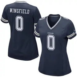 Nike DJ Wingfield Dallas Cowboys Women's Game Navy Team Color Jersey