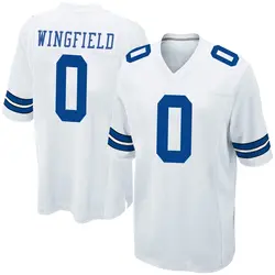 Nike DJ Wingfield Dallas Cowboys Youth Game White Jersey