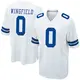 Nike DJ Wingfield Dallas Cowboys Youth Game White Jersey