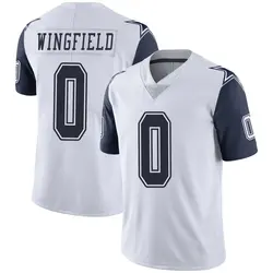 Nike DJ Wingfield Dallas Cowboys Youth Limited White Color Rush Vapor Untouchable Jersey