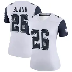 Nike DaRon Bland Dallas Cowboys Women's Legend White Color Rush Jersey