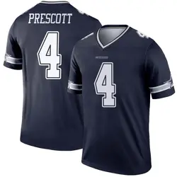 Dak Prescott Dallas Cowboys Youth Legend Navy Jersey