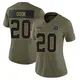 Nike Dalvin Cook Dallas Cowboys Women's Limited Olive 2025 Salute to Service Jersey
