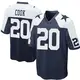 Nike Dalvin Cook Dallas Cowboys Youth Game Navy Blue Throwback Jersey